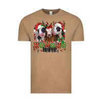 Vintage Coffee ho ho ho heifer christmas heifers Vintage Tee - Jasminsmagicworld