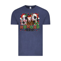 Vintage Denim ho ho ho heifer christmas heifers Vintage Tee - Jasminsmagicworld
