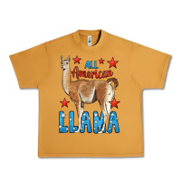 Peanut Butter All American Llama Urban Heavy Tee - LillyAllenDesigns