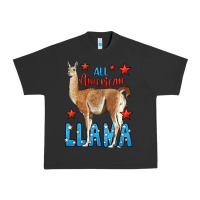 Pigment Black All American Llama Urban Heavy Tee - LillyAllenDesigns