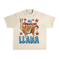 Sandshell All American Llama Urban Heavy Tee - LillyAllenDesigns