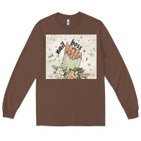 Chestnut nail boss Long Sleeve Tee - MaliasSmallBusiness