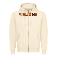 Sandshell welcome pumpkin Zipper Hoodie - BundleAndBundleShop