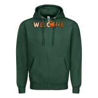 Sports Green welcome pumpkin Zipper Hoodie - BundleAndBundleShop