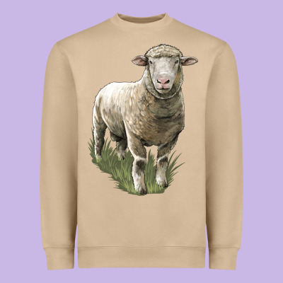 Dorset Sheep Heavyweight Sweatshirt Designed By Lillyallendesigns