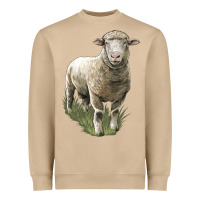 Mushroom dorset sheep Heavyweight Sweatshirt - LillyAllenDesigns