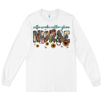 Nurse Coffee Scrubs Rubber Gloves Long Sleeve Tee | Teevron