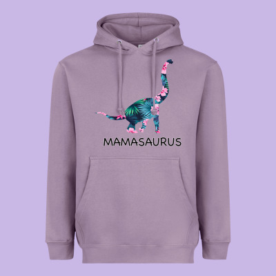 Mamasaurus Dinosaur Heavyweight Hoodie Designed By Bettercallsaul