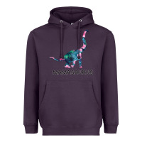 Plum Mamasaurus Dinosaur Heavyweight Hoodie - Bettercallsaul