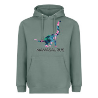 Sage Mamasaurus Dinosaur Heavyweight Hoodie - Bettercallsaul