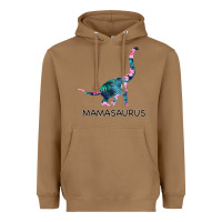 Toasted Coconut Mamasaurus Dinosaur Heavyweight Hoodie - Bettercallsaul