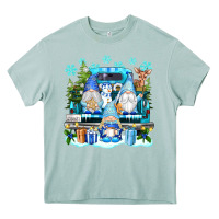 Arona snowman gnome truck Heavy Core Tee - texasbilliewilder