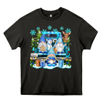 Asphalt snowman gnome truck Heavy Core Tee - texasbilliewilder