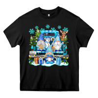 Black snowman gnome truck Heavy Core Tee - texasbilliewilder