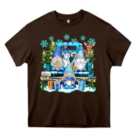 Snowman Gnome Truck Heavy Core Tee | Teevron