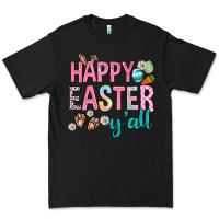 Black Happy Easter y'all Premium Tee - Neo Western