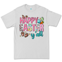 Dove Grey Happy Easter y'all Premium Tee - Neo Western