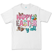 White Happy Easter y'all Premium Tee - Neo Western