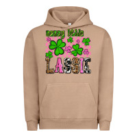 Pigment Burro St. Patrick's Day Sassy little lassie Urban Hoodie - OliviaCreatesArt