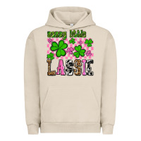 Pigment French Oak St. Patrick's Day Sassy little lassie Urban Hoodie - OliviaCreatesArt