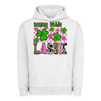 Pigment Lunar Rock St. Patrick's Day Sassy little lassie Urban Hoodie - OliviaCreatesArt