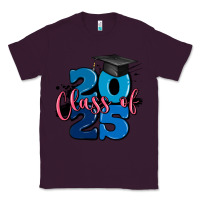 Plum class of 2025 Classic Tee - MaliasSmallBusiness