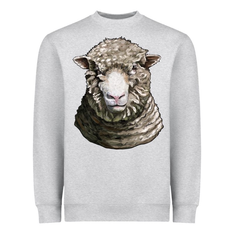 Dorset Sheep Head Heavyweight Sweatshirt by LillyAllenDesigns | Teevron
