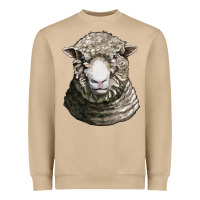 Mushroom dorset sheep head Heavyweight Sweatshirt - LillyAllenDesigns