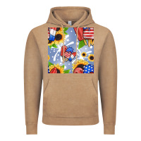 Vintage Coffee patriotic popsicle Vintage Hoodie - BundleAndBundleShop