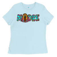 Baby Blue our lady of guadalupe madre Ladies Tee - JahusDesignShop