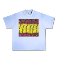 Grape Ice mardi gras bead leopard Urban Heavy Tee - BarkalooDesign