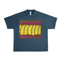 Midnight Navy mardi gras bead leopard Urban Heavy Tee - BarkalooDesign