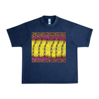 Navy mardi gras bead leopard Urban Heavy Tee - BarkalooDesign