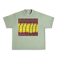 Oil Green mardi gras bead leopard Urban Heavy Tee - BarkalooDesign