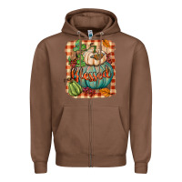 Chestnut Blessed Zipper Hoodie - BundleAndBundleShop