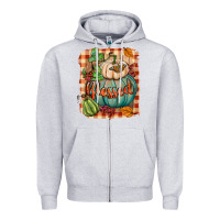 Heather Grey Blessed Zipper Hoodie - BundleAndBundleShop