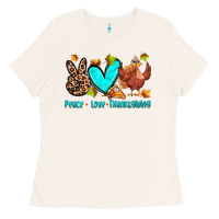 Bone peace love thanksgiving Ladies Tee - Zillion Design Studio