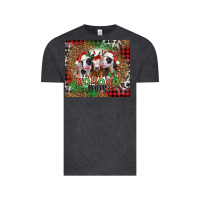 Vintage Black ho ho ho heifer Christmas heifers Vintage Tee - Jasminsmagicworld