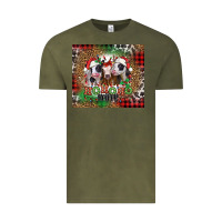 Vintage Olive ho ho ho heifer Christmas heifers Vintage Tee - Jasminsmagicworld