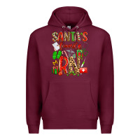 Burgundy santa's favorite RN Premium Hoodie - texasbilliewilder