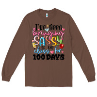 Chestnut 100 days of school Long Sleeve Tee - MaliasSmallBusiness