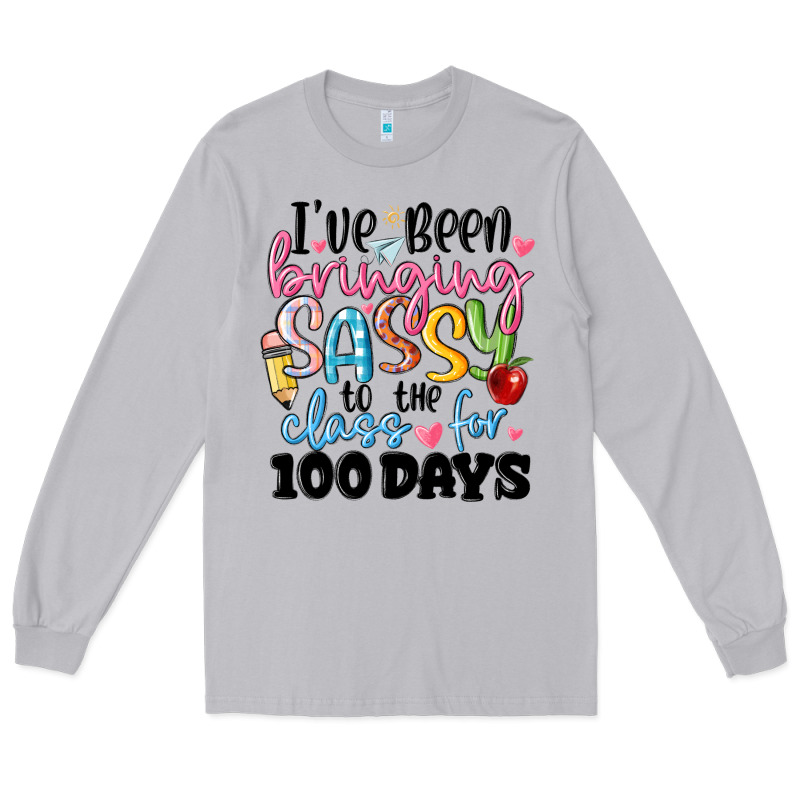 100 Days Of School Long Sleeve Tee by MaliasSmallBusiness | Teevron