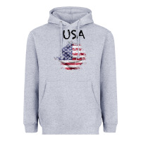 Heather Grey USA Heavyweight Hoodie - Bettercallsaul
