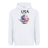 White USA Heavyweight Hoodie - Bettercallsaul