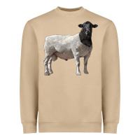 Mushroom dorper sheep Heavyweight Sweatshirt - LillyAllenDesigns