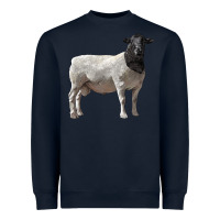 Navy dorper sheep Heavyweight Sweatshirt - LillyAllenDesigns