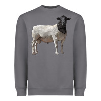Storm dorper sheep Heavyweight Sweatshirt - LillyAllenDesigns