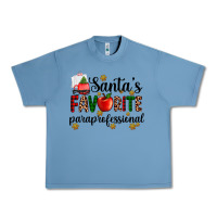 Pebble Blue santa's favorite  paraprofesyonal Urban Heavy Tee - AdoDesignShop