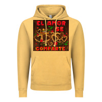 Vintage Mustard el amor se comparte with churros Vintage Hoodie - AdoDesignShop