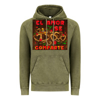 Vintage Olive el amor se comparte with churros Vintage Hoodie - AdoDesignShop